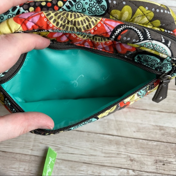 VERA BRADLEY BROWN BAG INTERCHANGEABLE STRAP PURSE - Picture 5 of 6